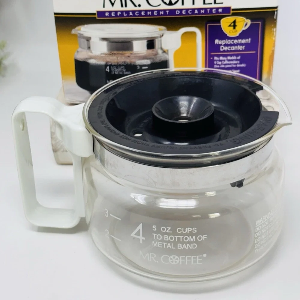 MR COFFEE Replacement D40‎ Replacement Decanter Carafe Pot White 4 Cup